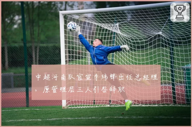 中超河南队官宣李玮锋出任总经理，原管理层三人引咎辞职